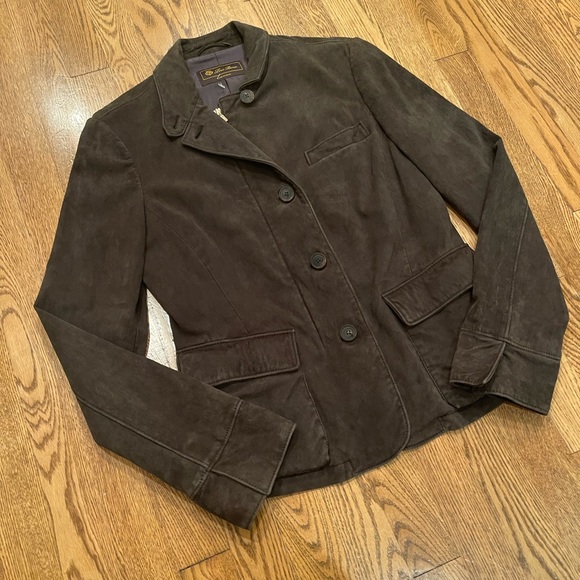 Loro Piana Suede Leather Jacket - Picture 2 of 11